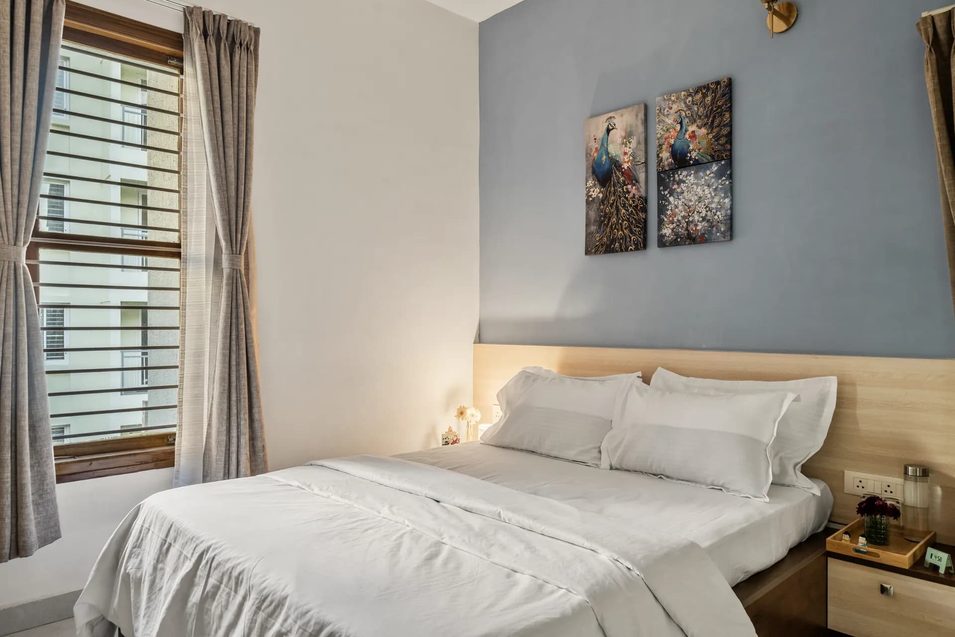 Second Bedroom 1 at Gatsby Grandeur, Bengaluru