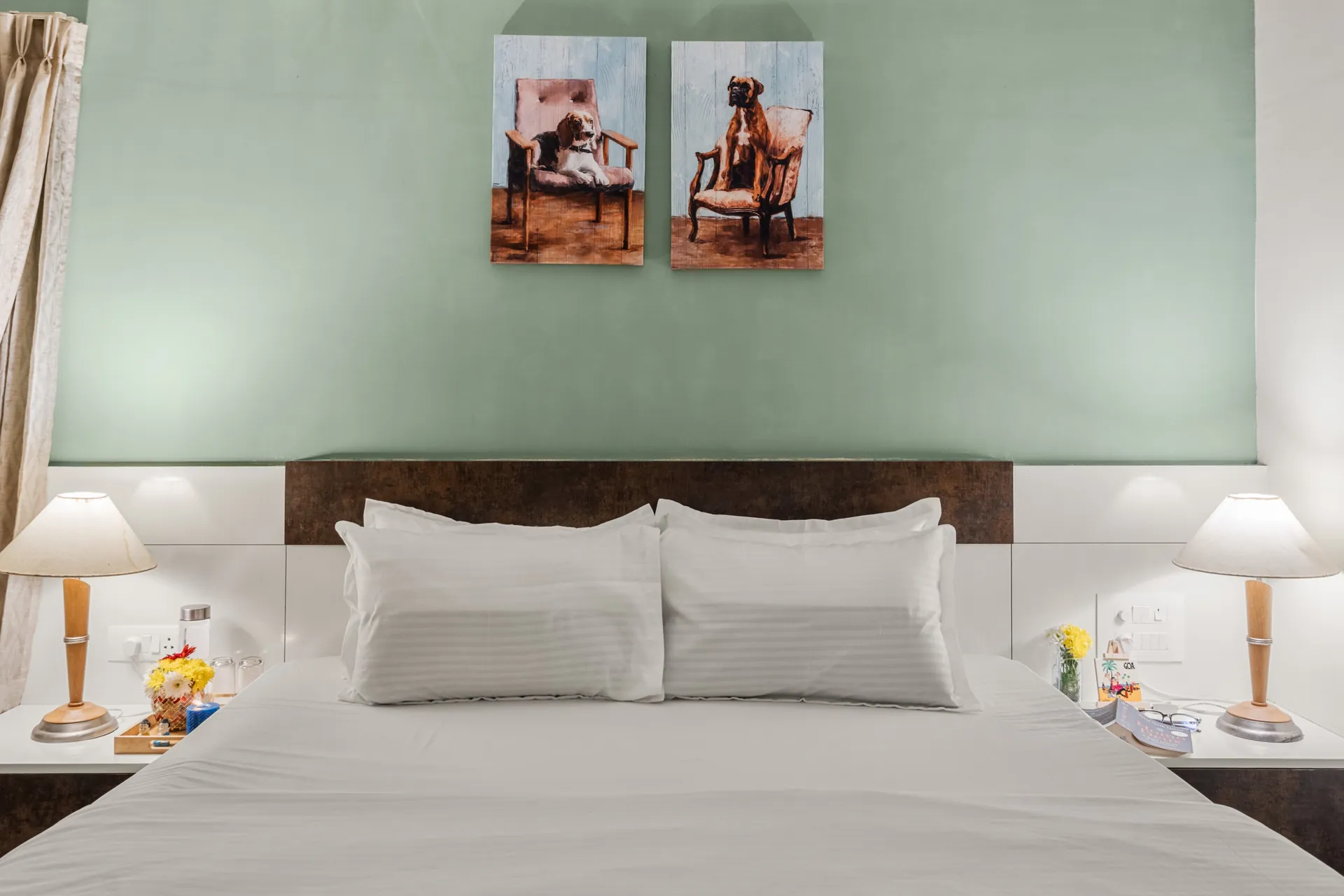 First Bedroom 2 at Gatsby Grandeur, Bengaluru