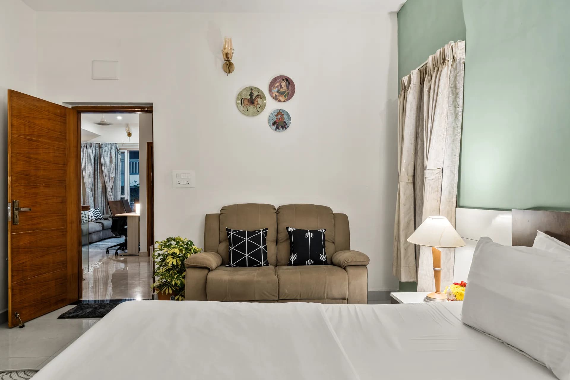 First Bedroom 3 at Gatsby Grandeur, Bengaluru