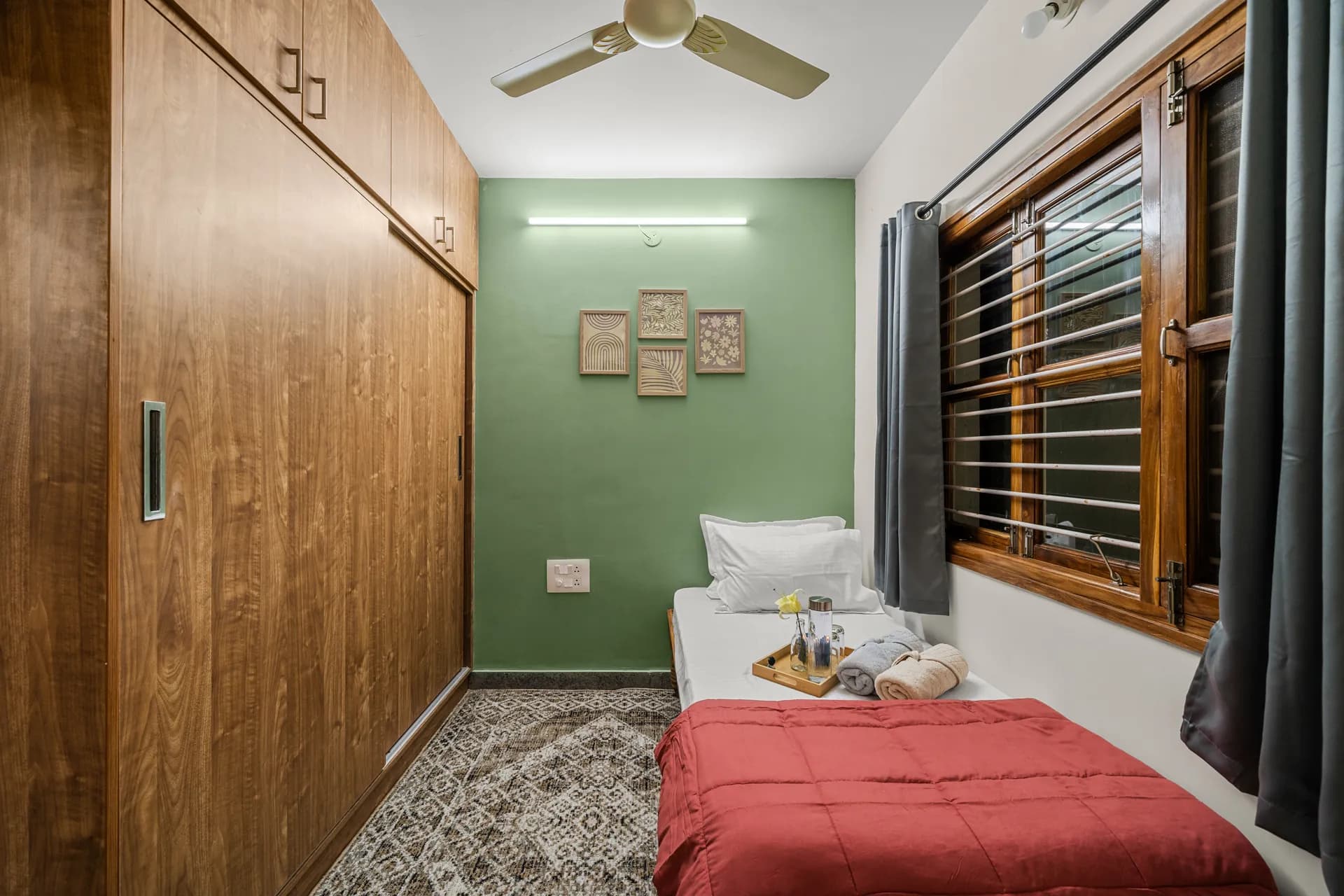 Fifth Bedroom 3 at Gatsby Grandeur, Bengaluru
