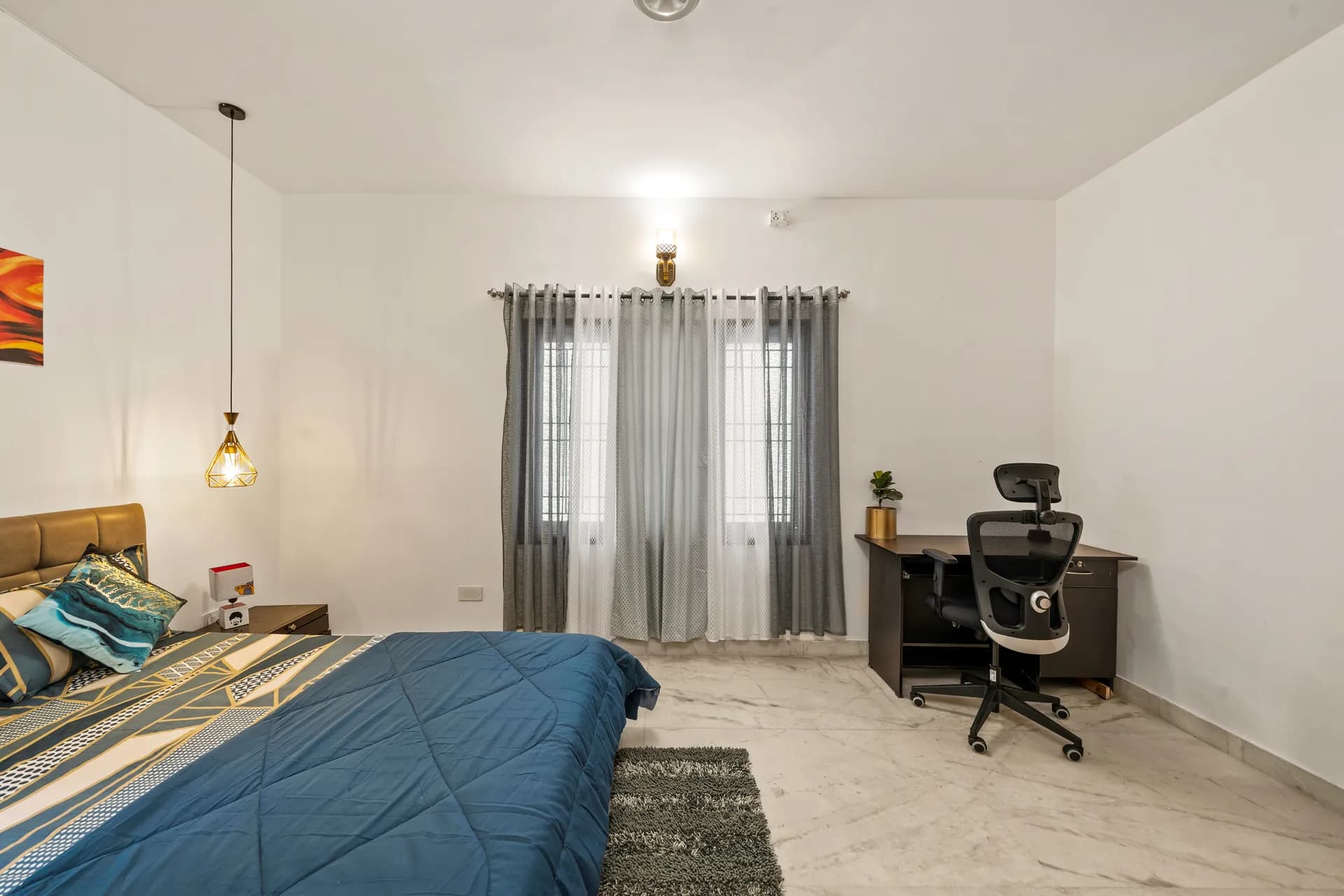Third Bedroom 3 at Palm Paradise, Bengaluru
