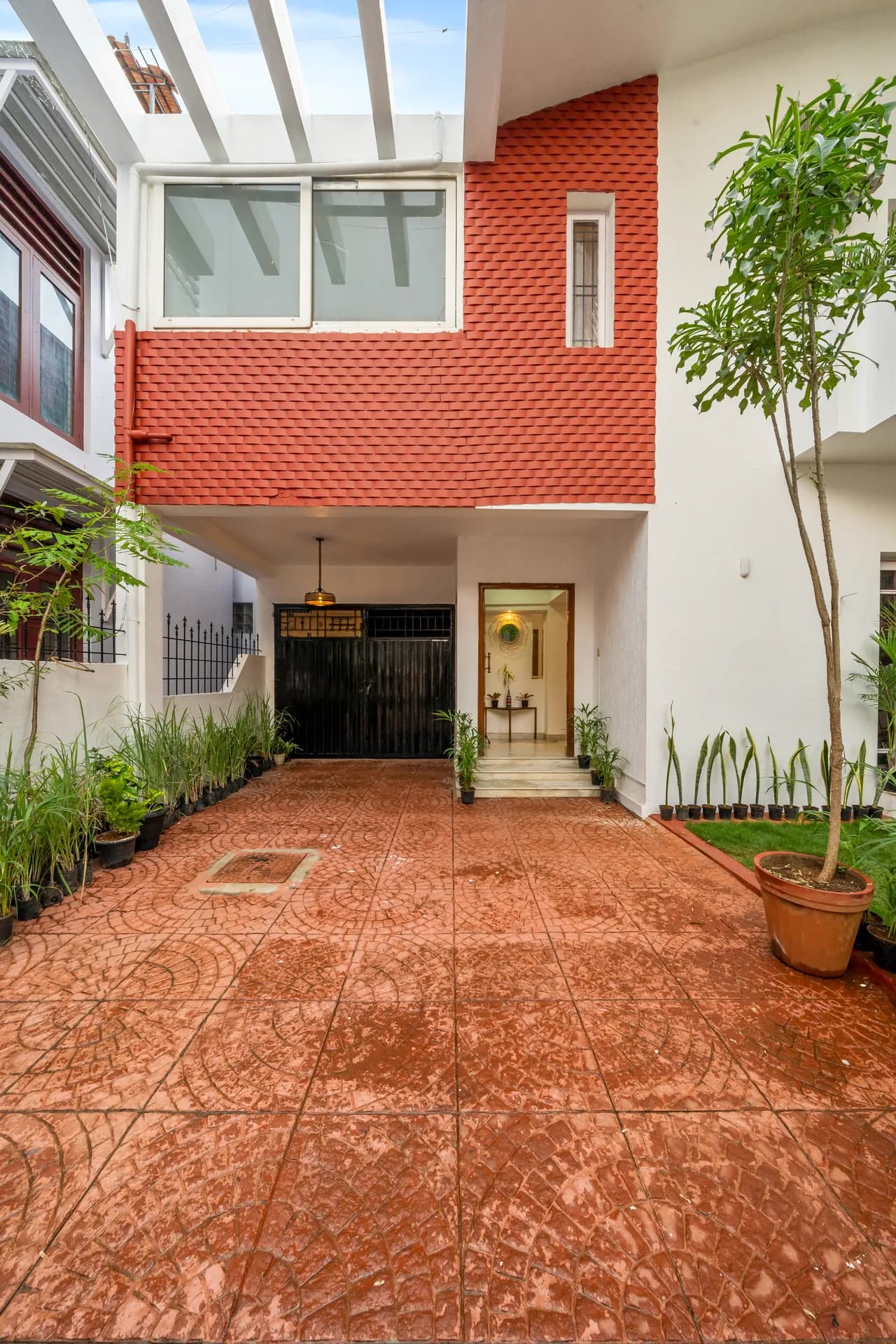 Entrance and Parking 3 at Palm Paradise, Bengaluru