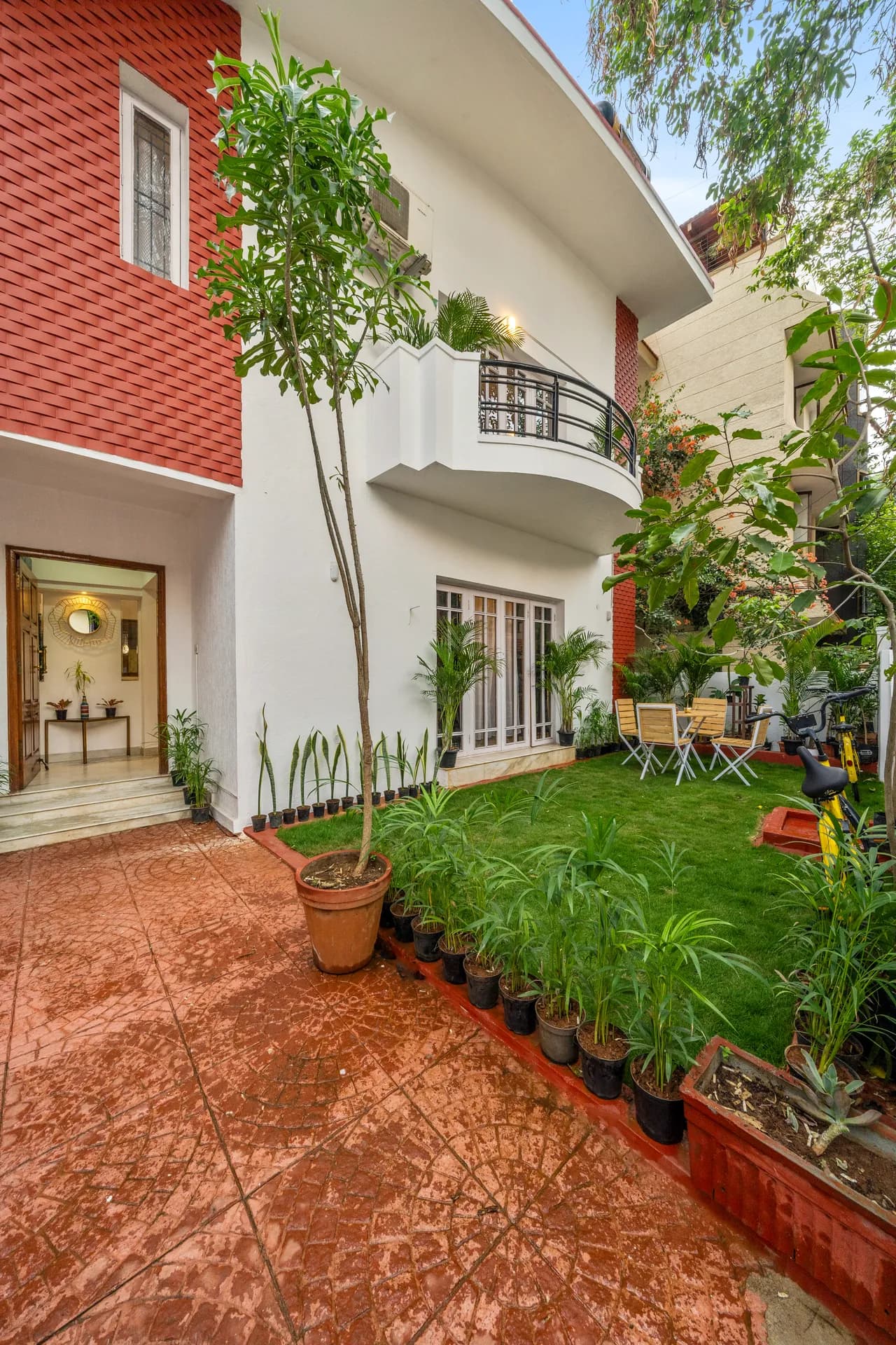 Entrance and Parking 4 at Palm Paradise, Bengaluru