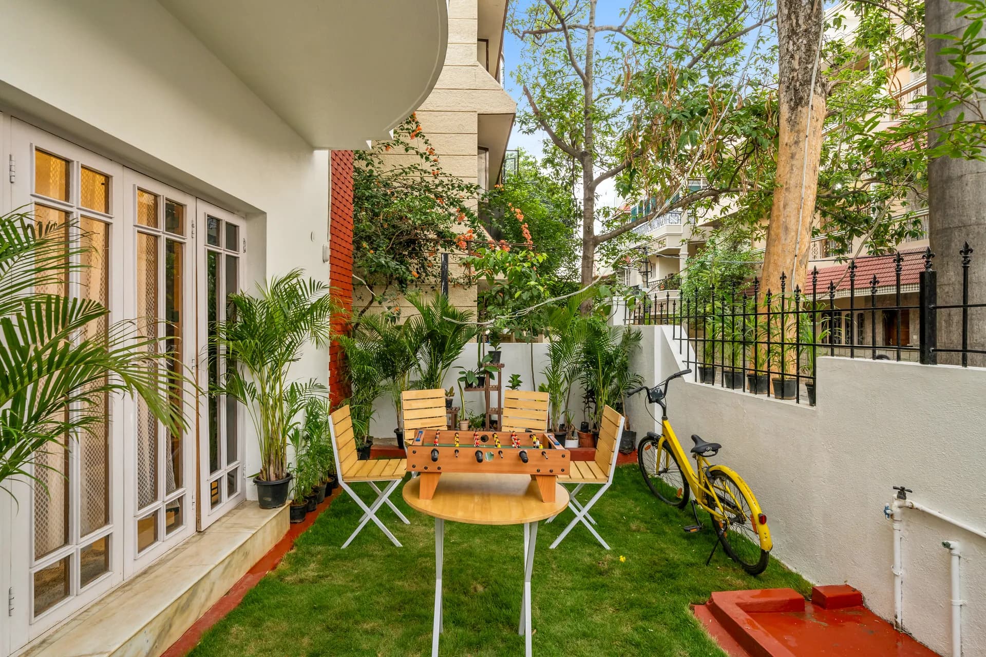 Outdoor Patio 1 at Palm Paradise, Bengaluru