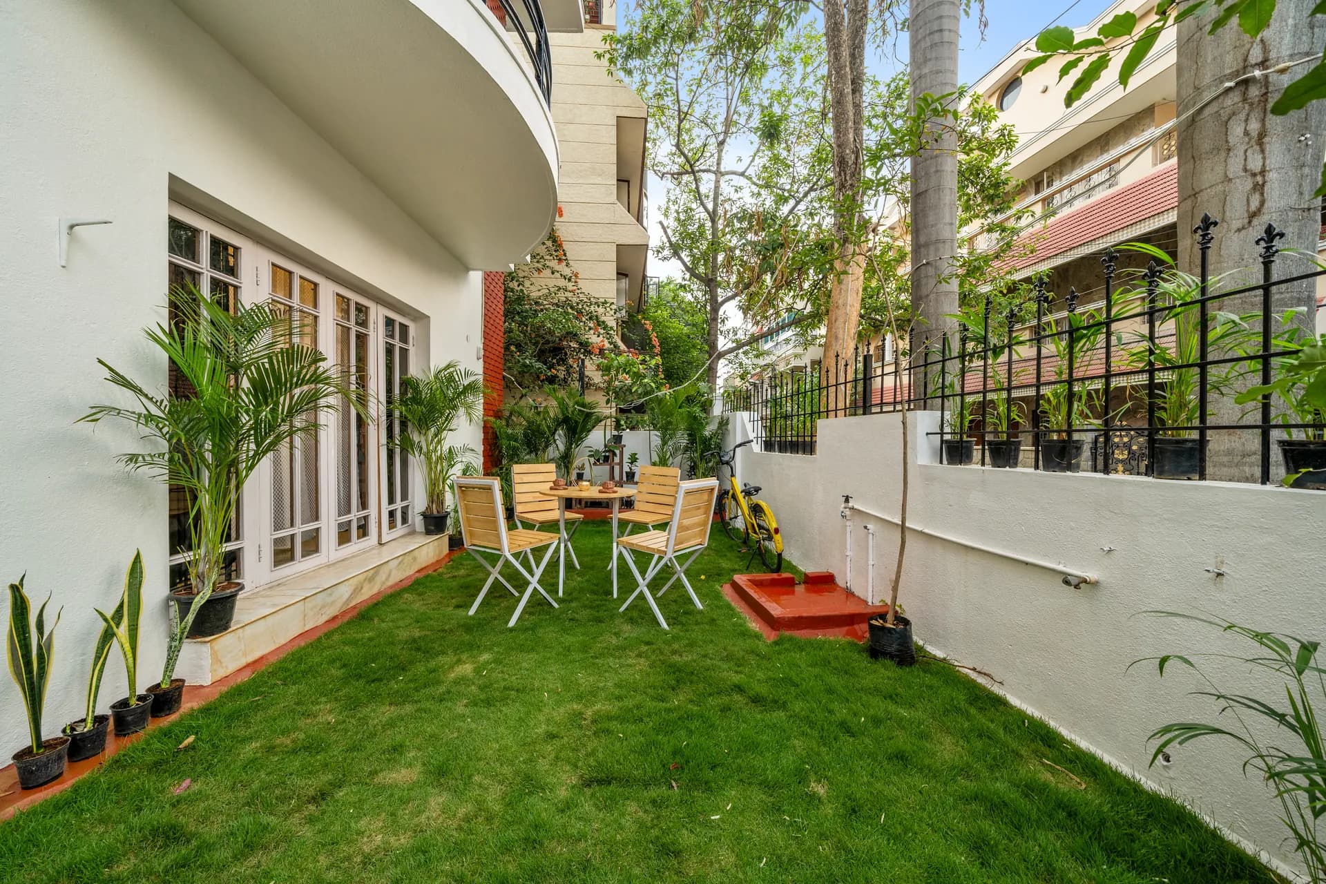 Outdoor Patio 2 at Palm Paradise, Bengaluru