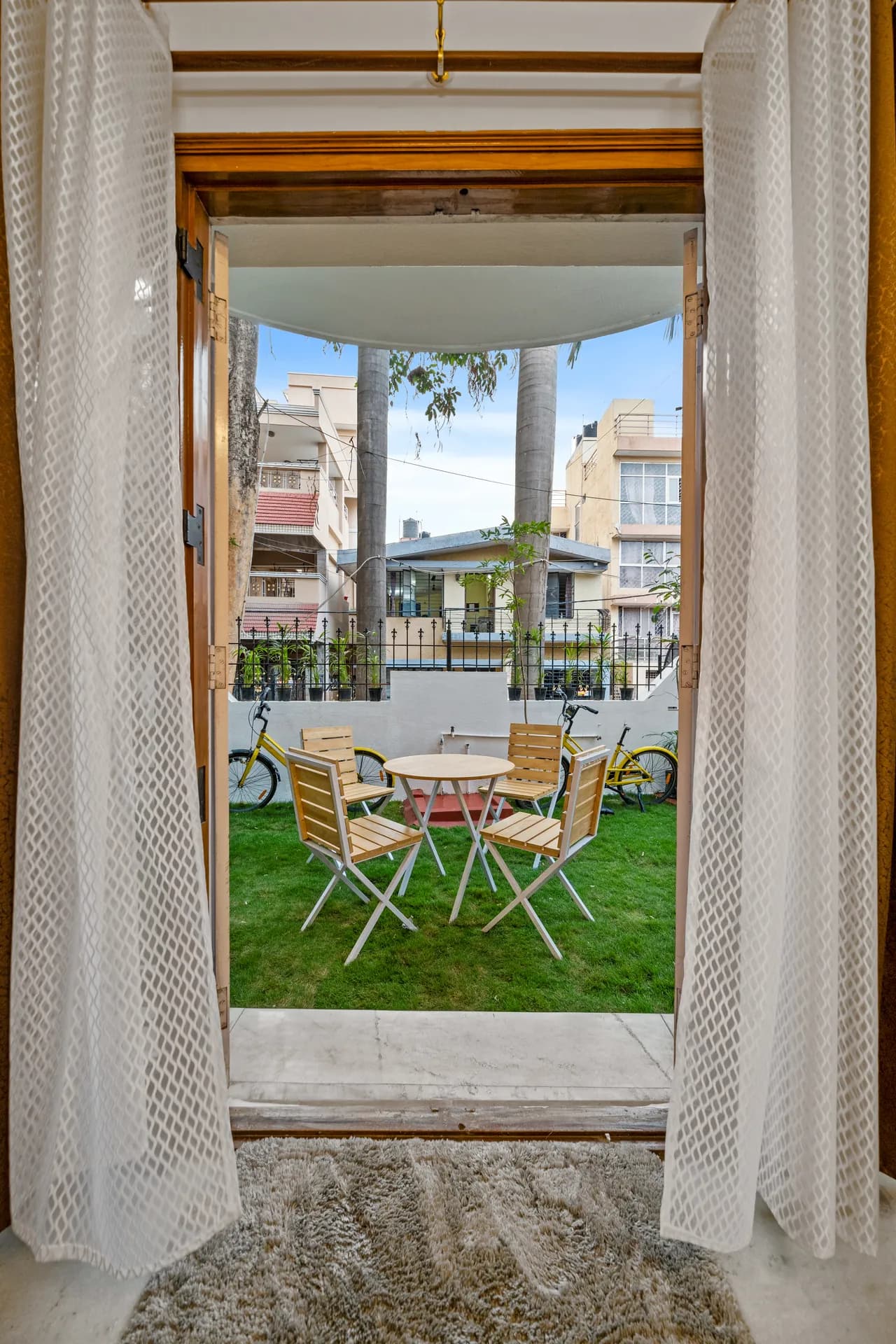 Outdoor Patio 4 at Palm Paradise, Bengaluru