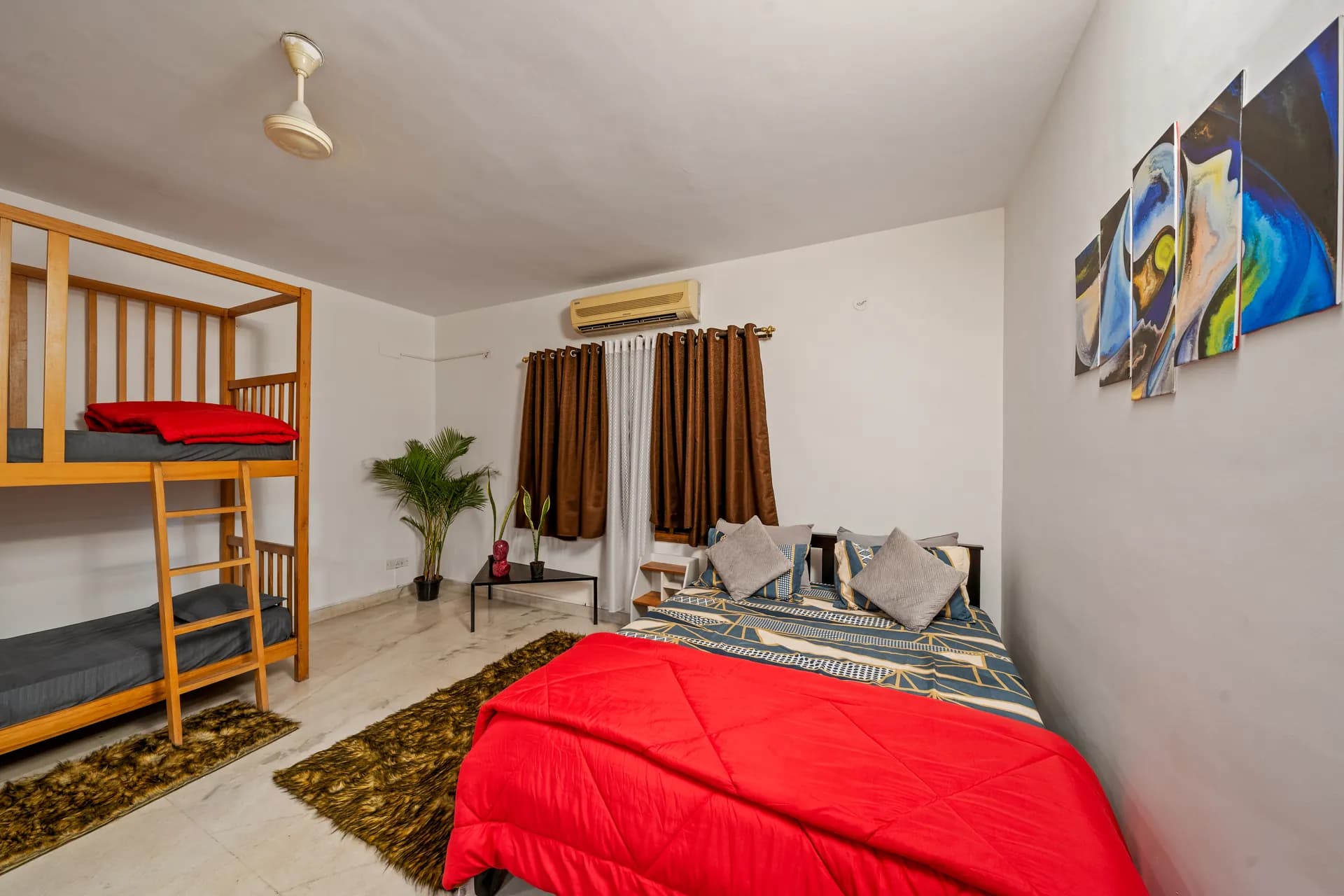 First Bedroom 5 at Palm Paradise, Bengaluru
