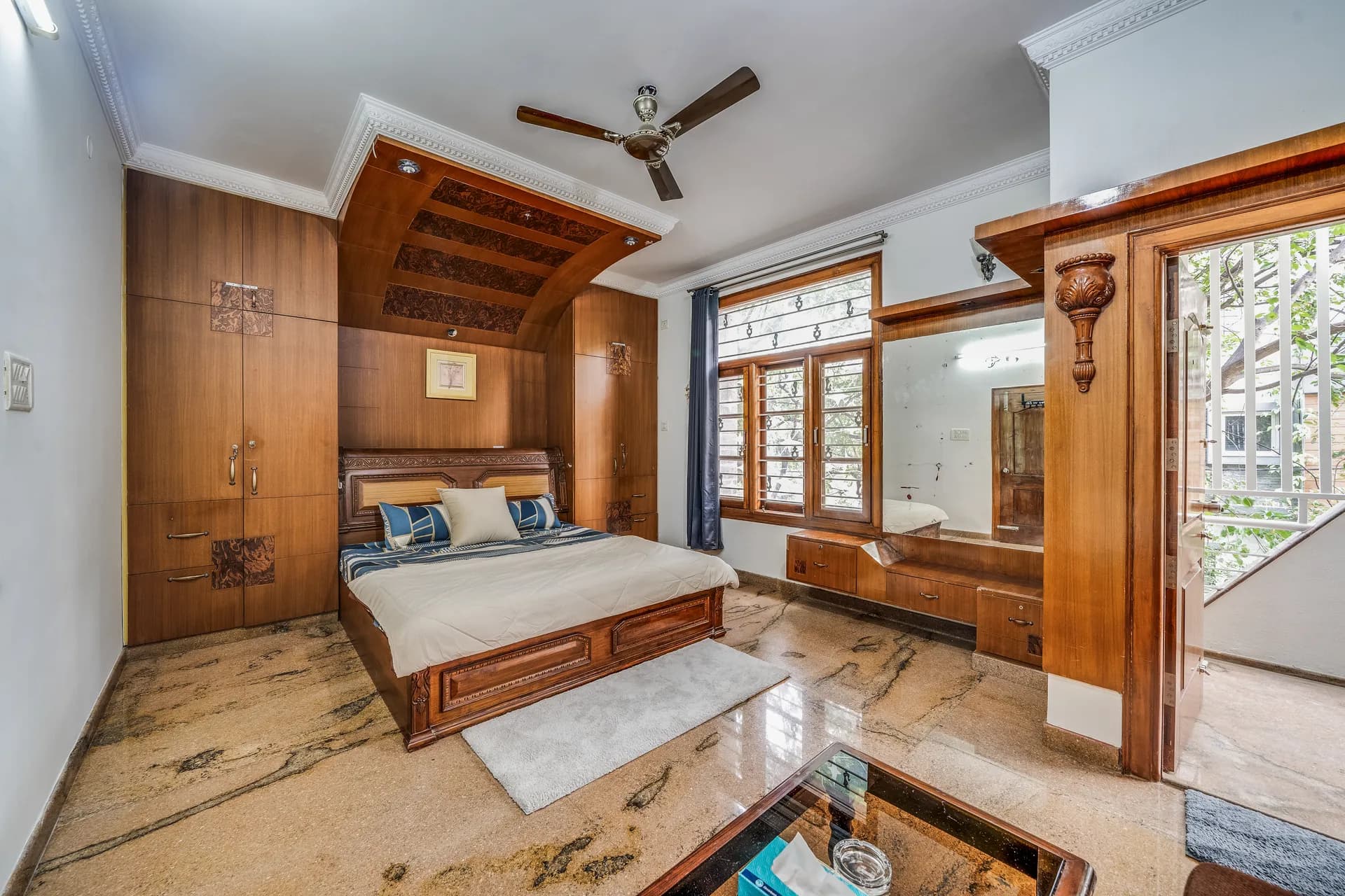 First Bedroom 1 at Mansion Bay, Bengaluru