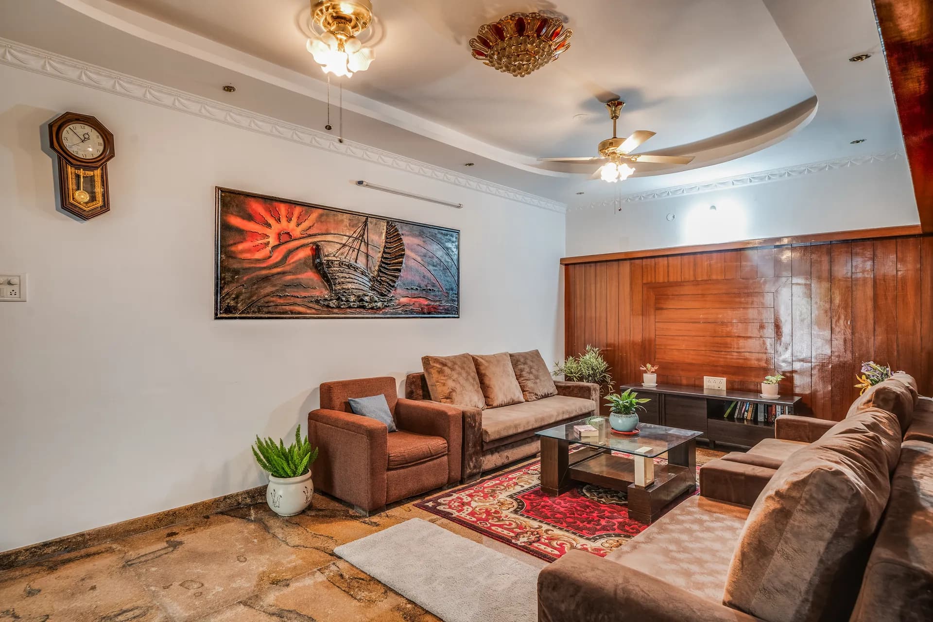 Living Area 3 at Mansion Bay, Bengaluru