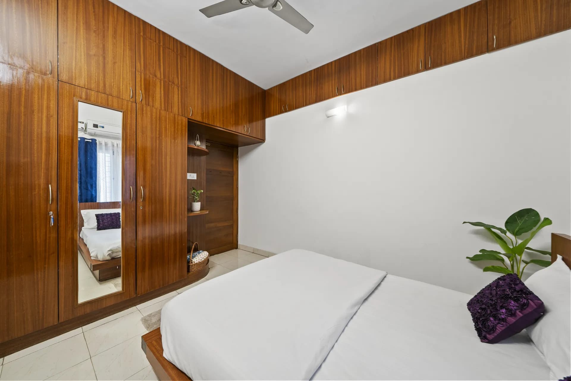 Third Bedroom 3 at Cascade Castle, Bengaluru