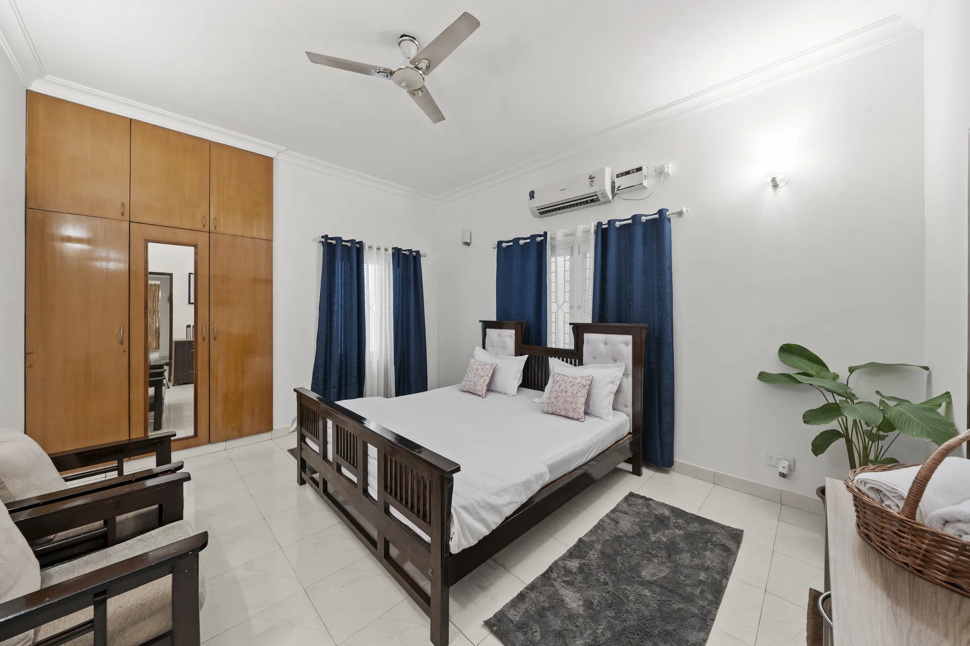First Bedroom 1 at Cascade Castle, Bengaluru