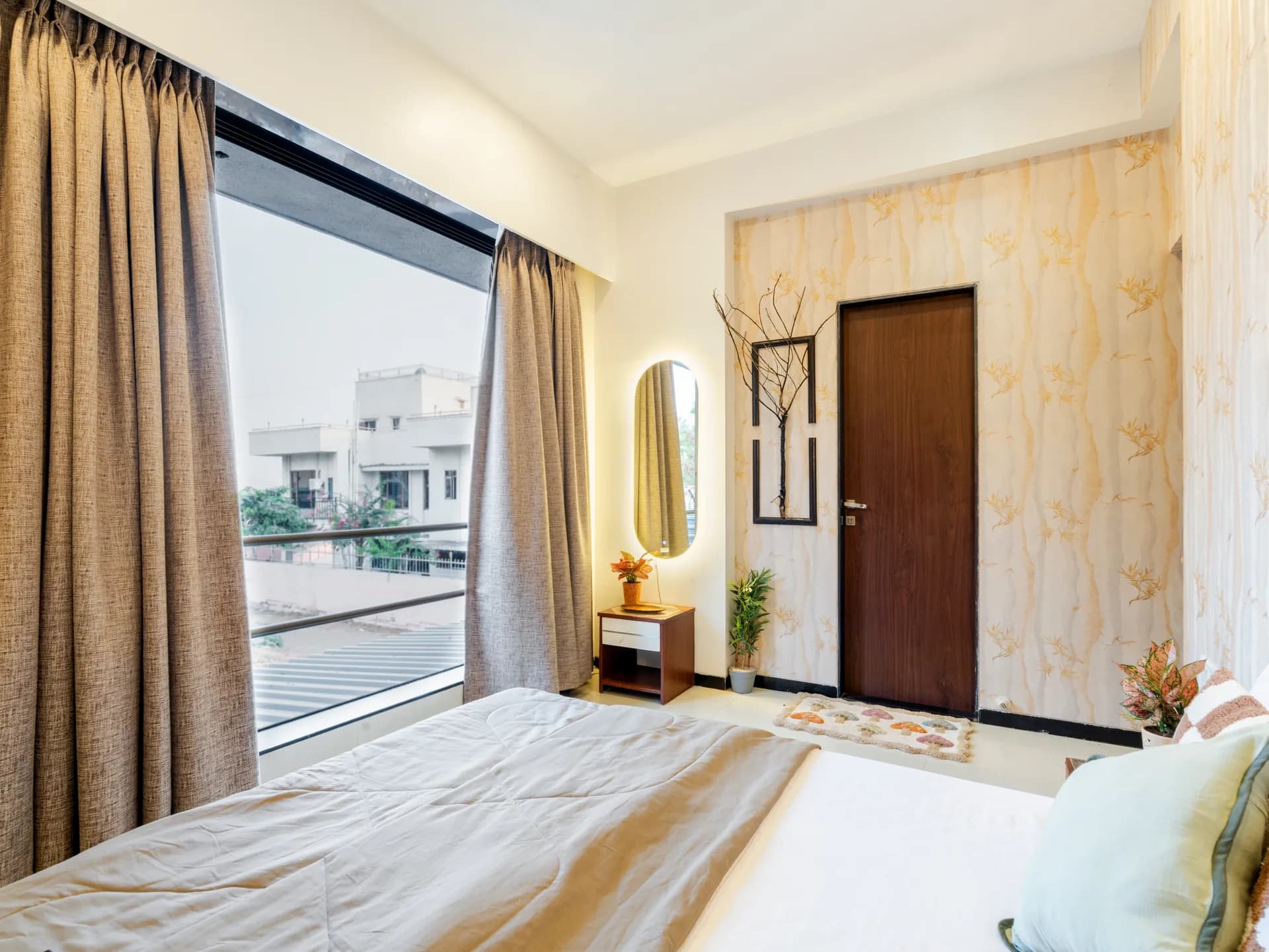 Third Bedroom 3 at Hilltop Hideaway, Mumbai