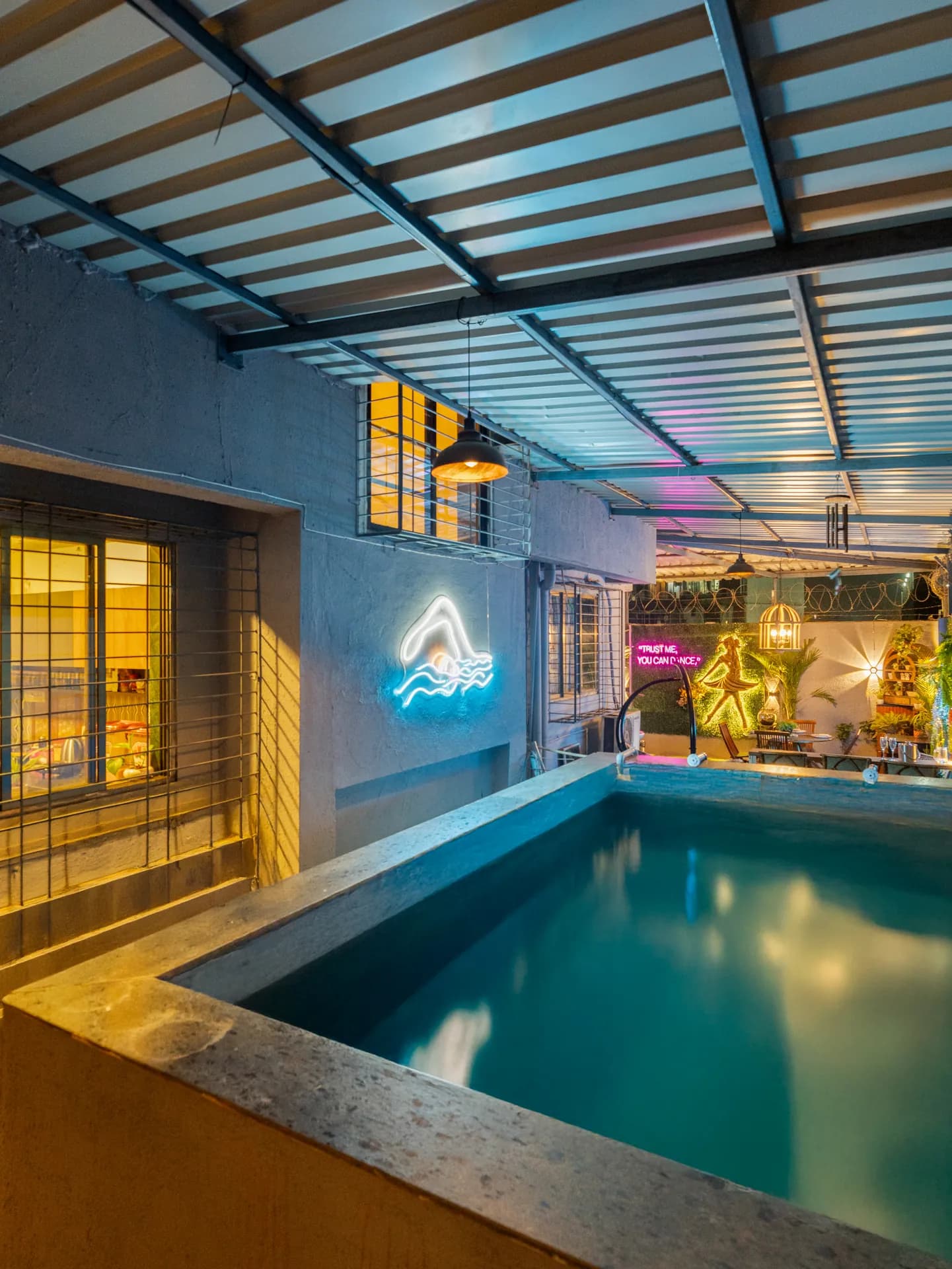 Pool 1 at Hilltop Hideaway, Mumbai