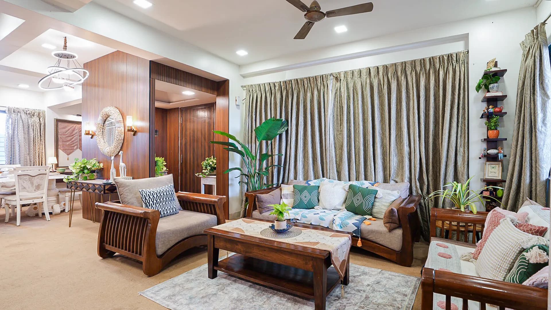 Living Area 2 at Hilltop Hideaway, Mumbai