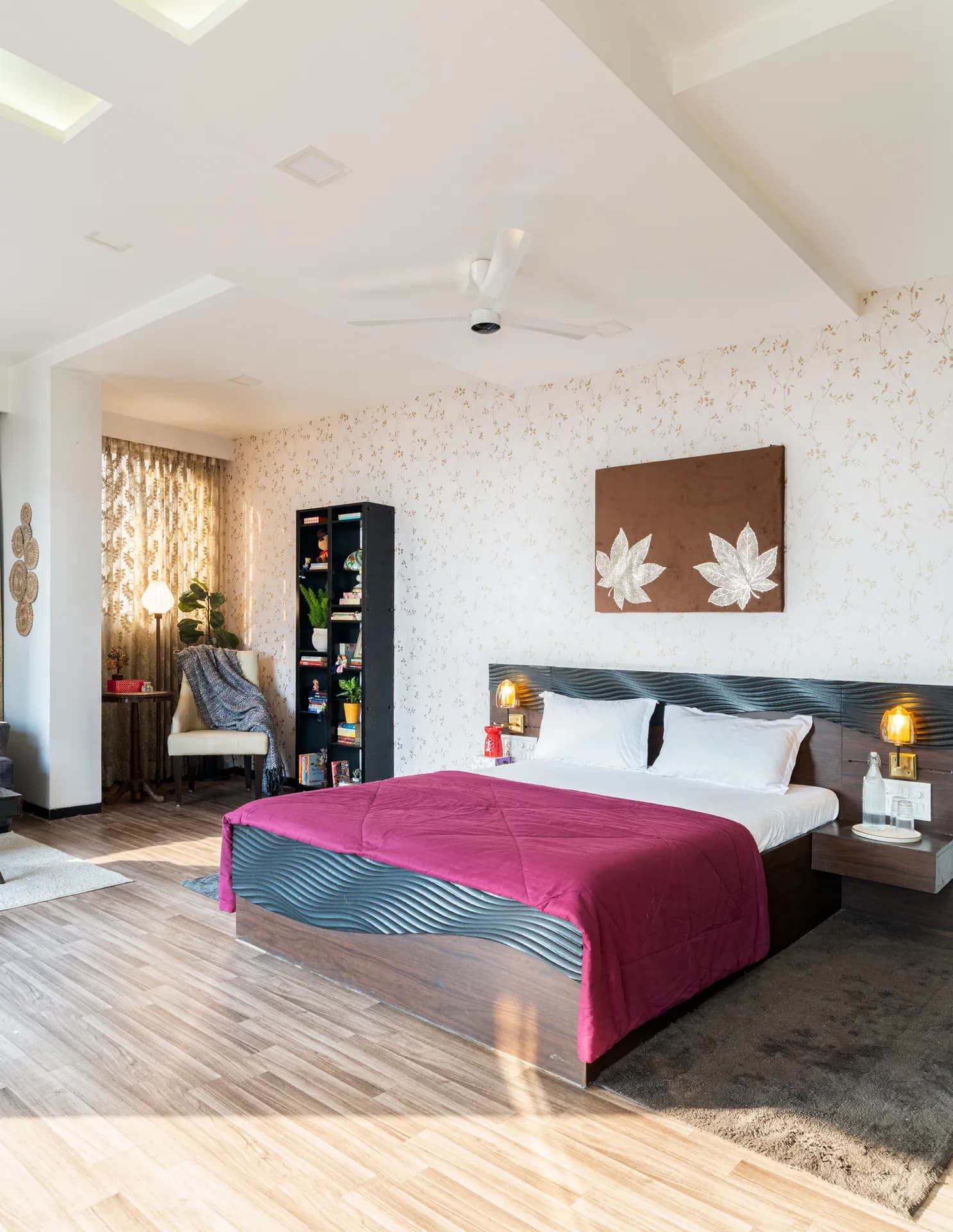 First Bedroom 1 at Hilltop Hideaway, Mumbai