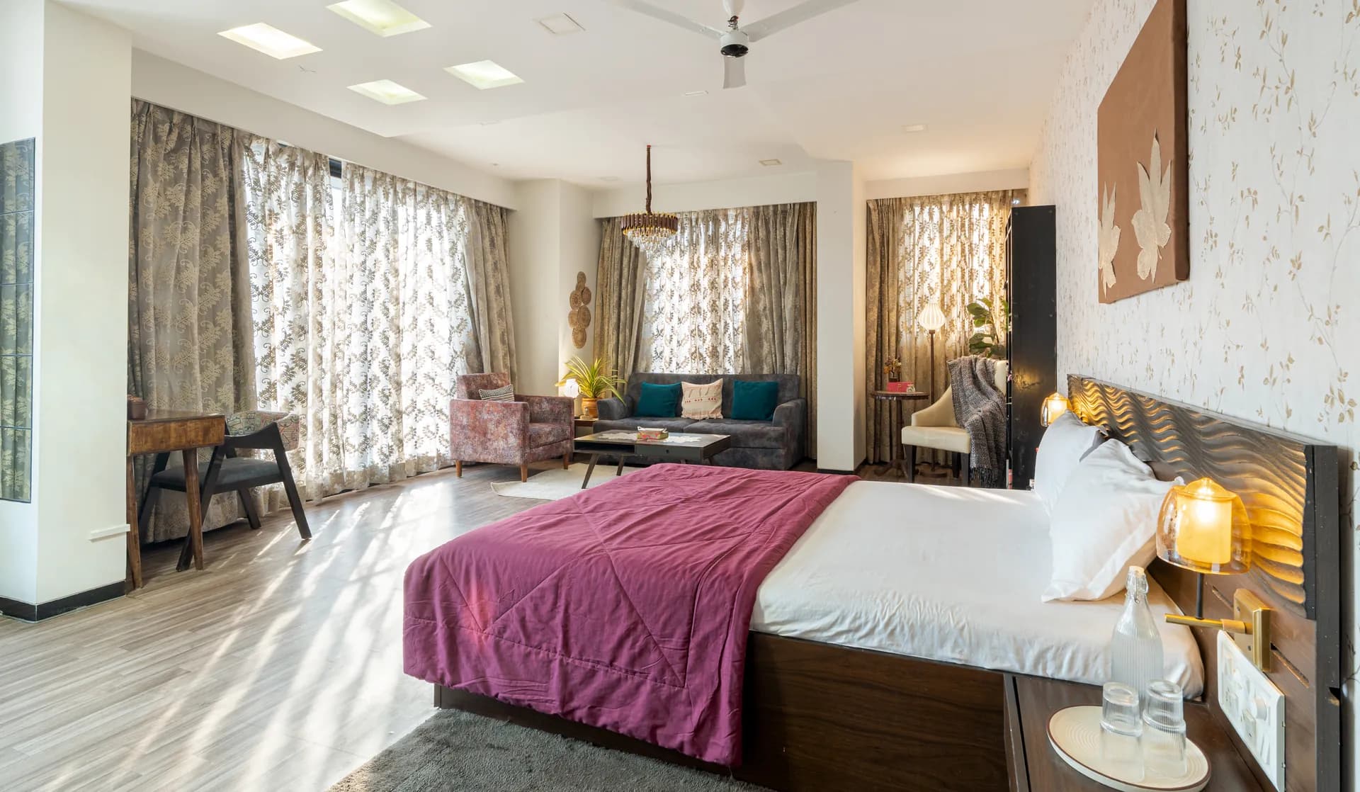 First Bedroom 2 at Hilltop Hideaway, Mumbai