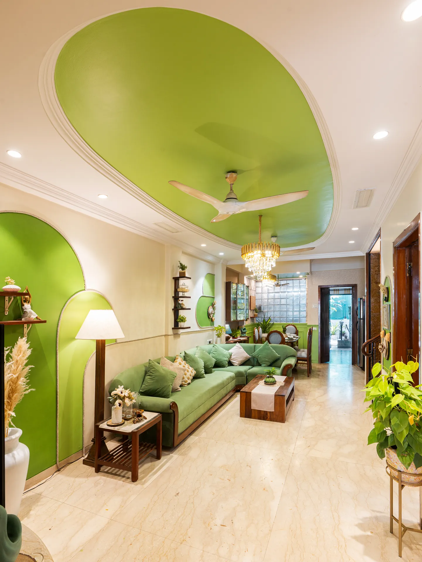 Living Area 1 at Garden Veil, Mumbai