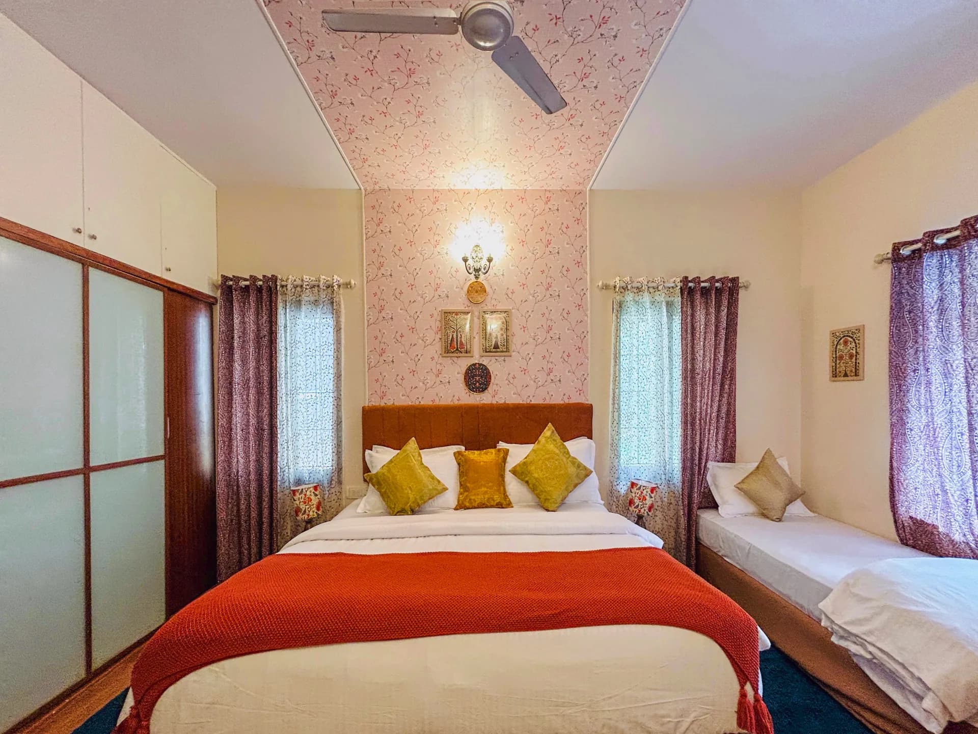 Third Bedroom 1 at Casa Blu, Bengaluru