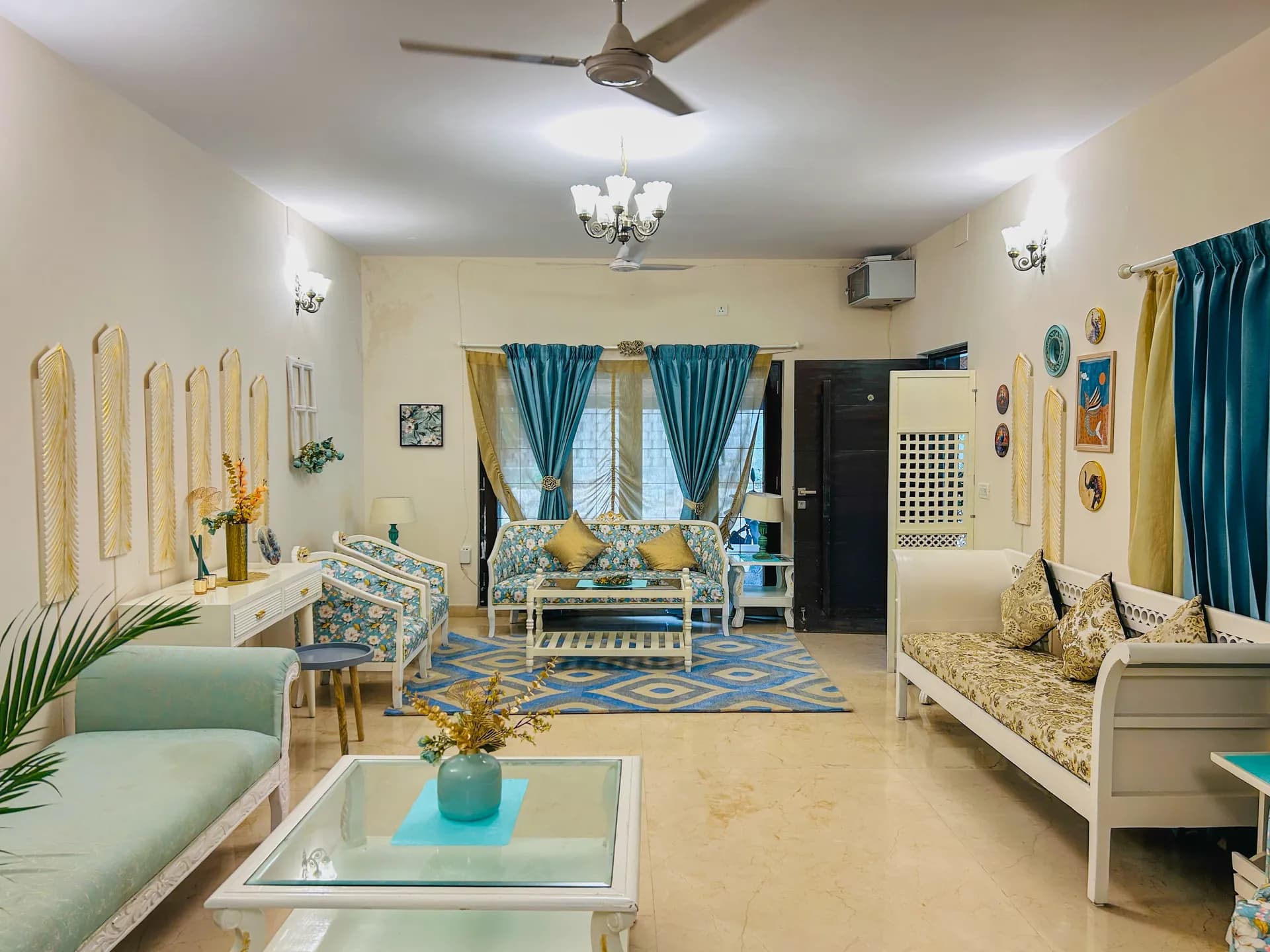 Living Area 6 at Casa Blu, Bengaluru