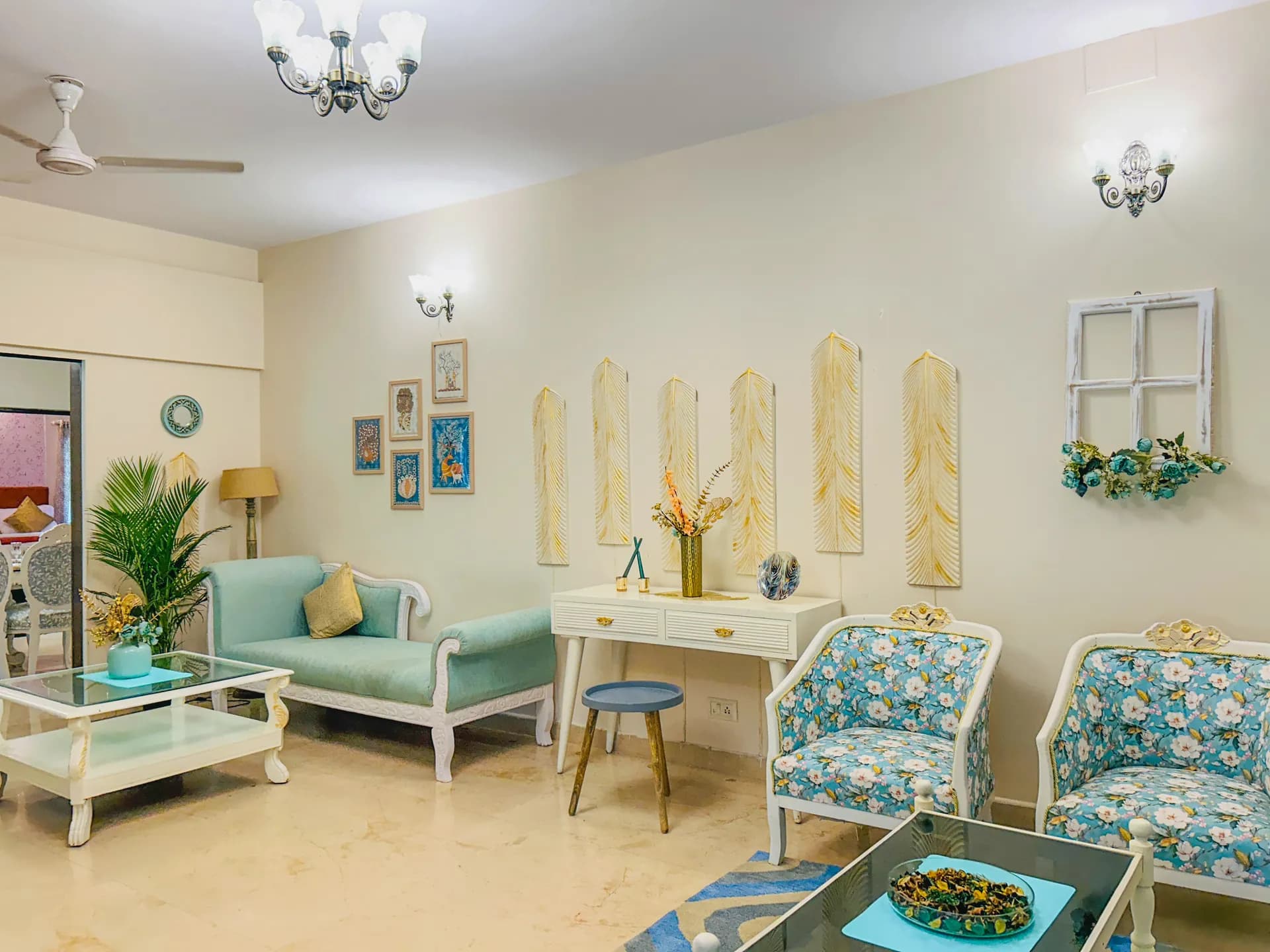 Living Area 5 at Casa Blu, Bengaluru