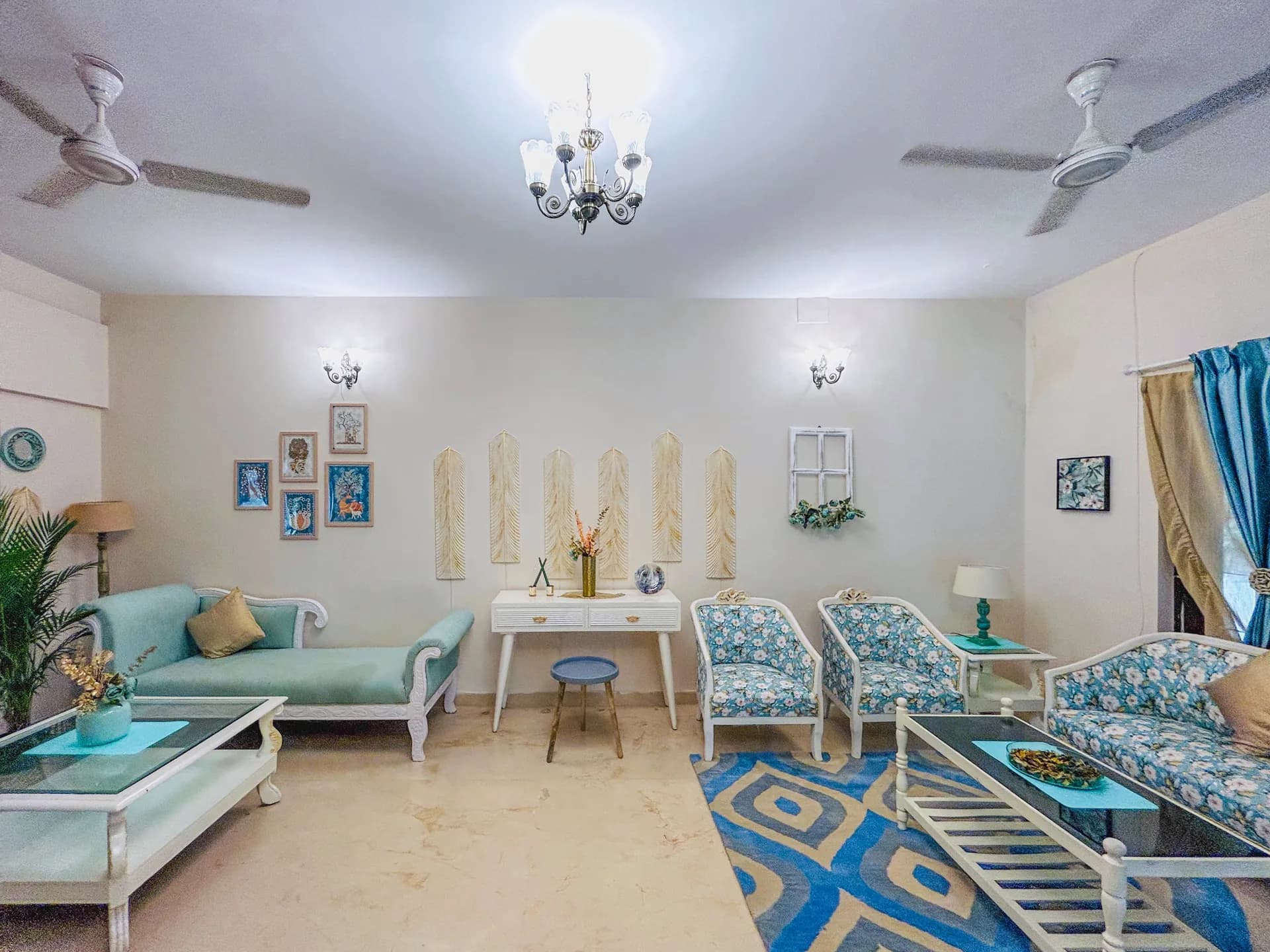 Living Area 3 at Casa Blu, Bengaluru