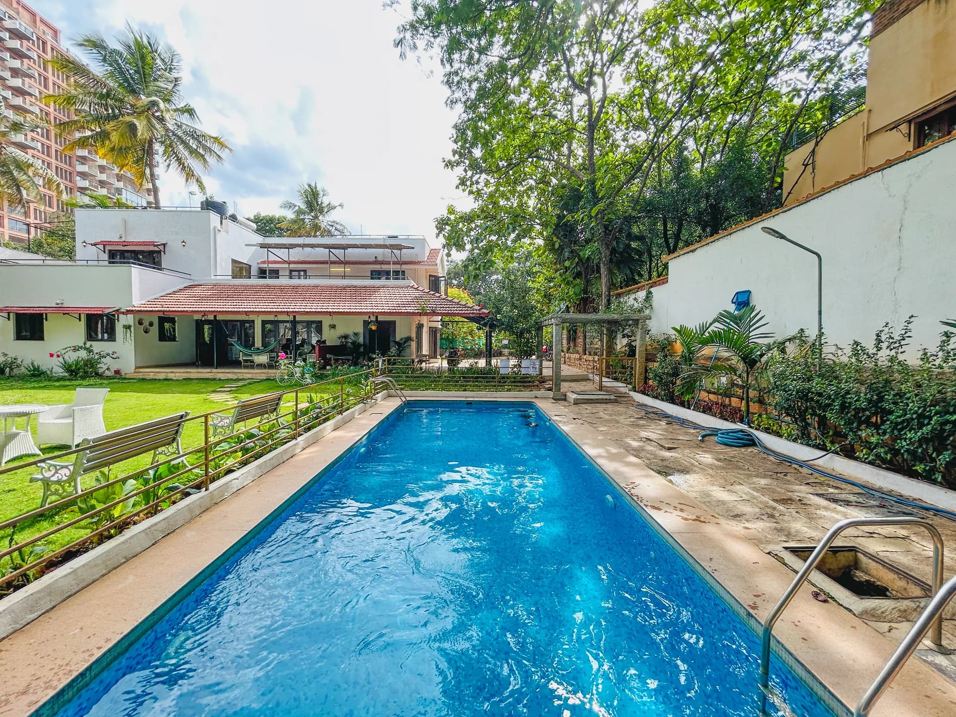 Outdoor Pool 3 at Casa Blu, Bengaluru