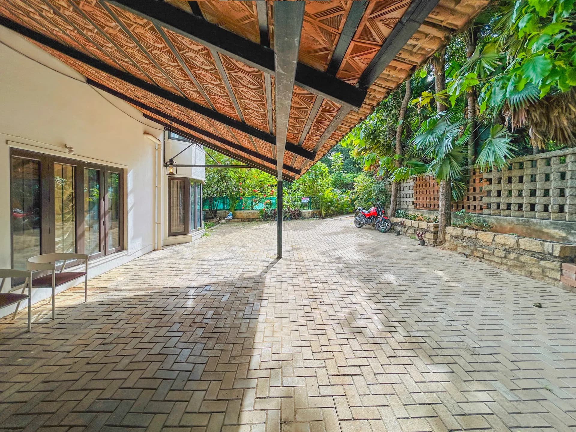 Entrance and Parking 4 at Casa Blu, Bengaluru