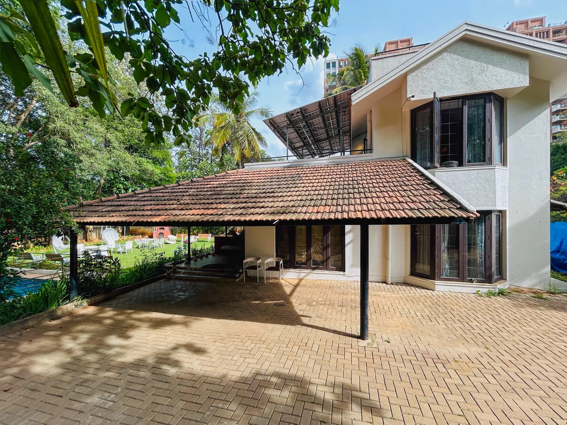 Entrance and Parking 3 at Casa Blu, Bengaluru