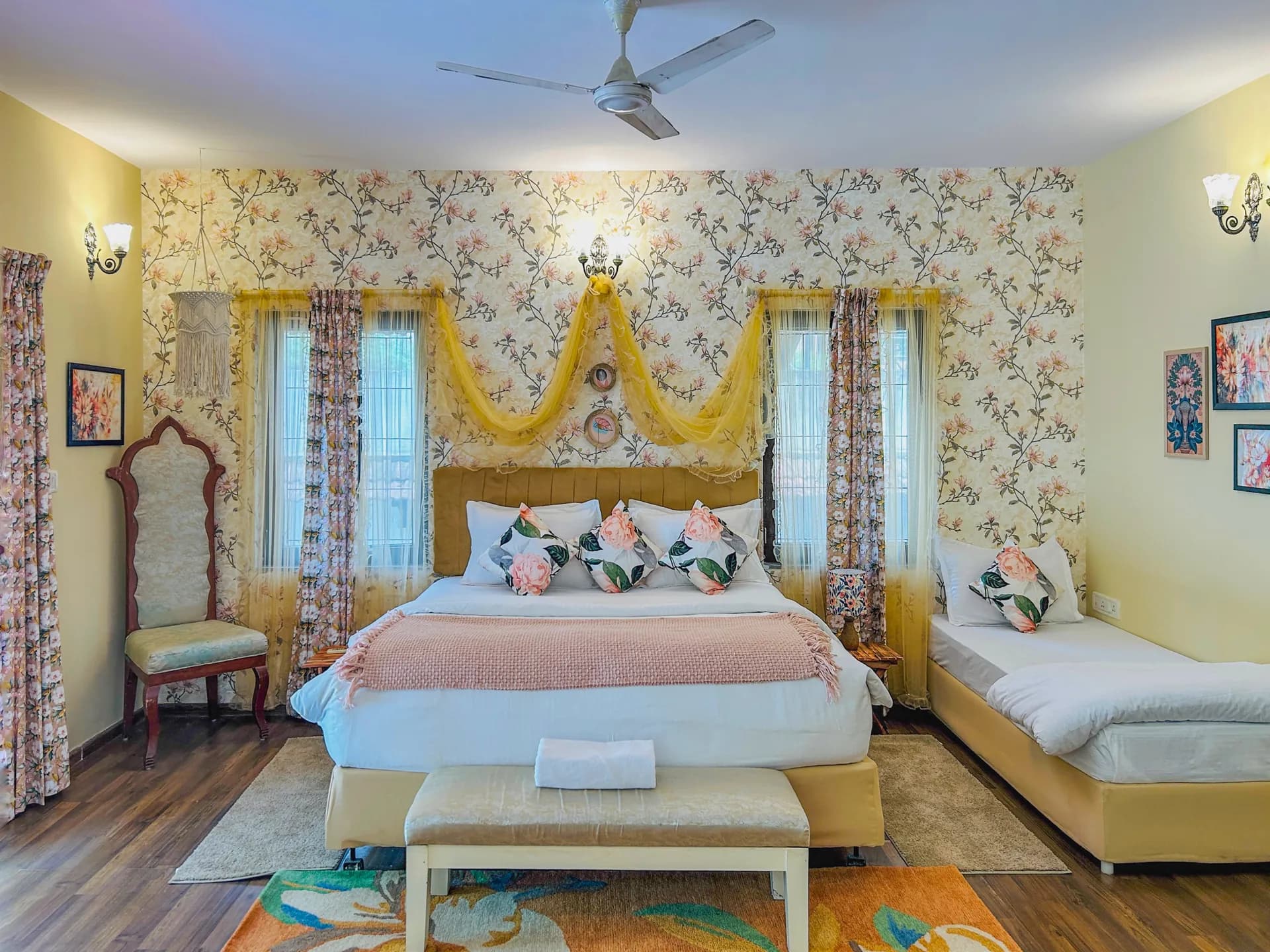 First Bedroom 3 at Casa Blu, Bengaluru
