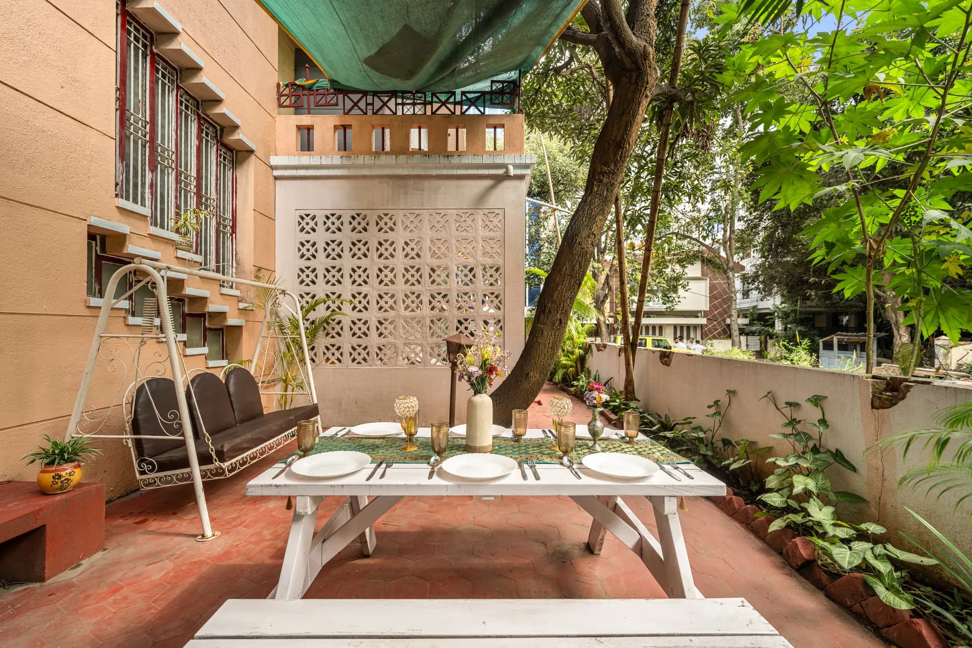 Outdoor Patio 5 at Heritage Haven, Bengaluru