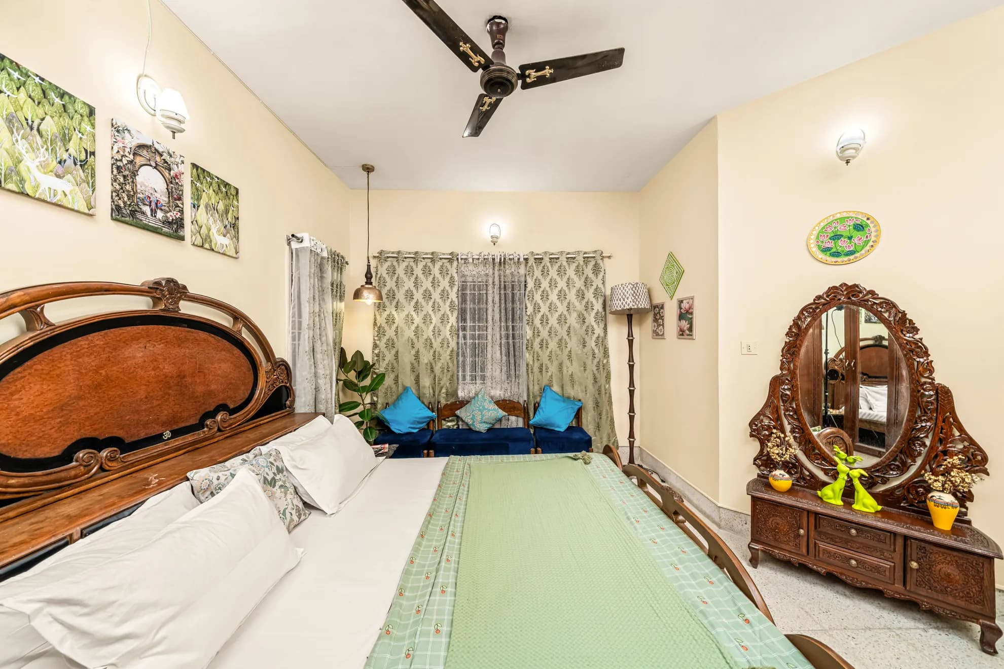 Fourth Bedroom 5 at Heritage Haven, Bengaluru