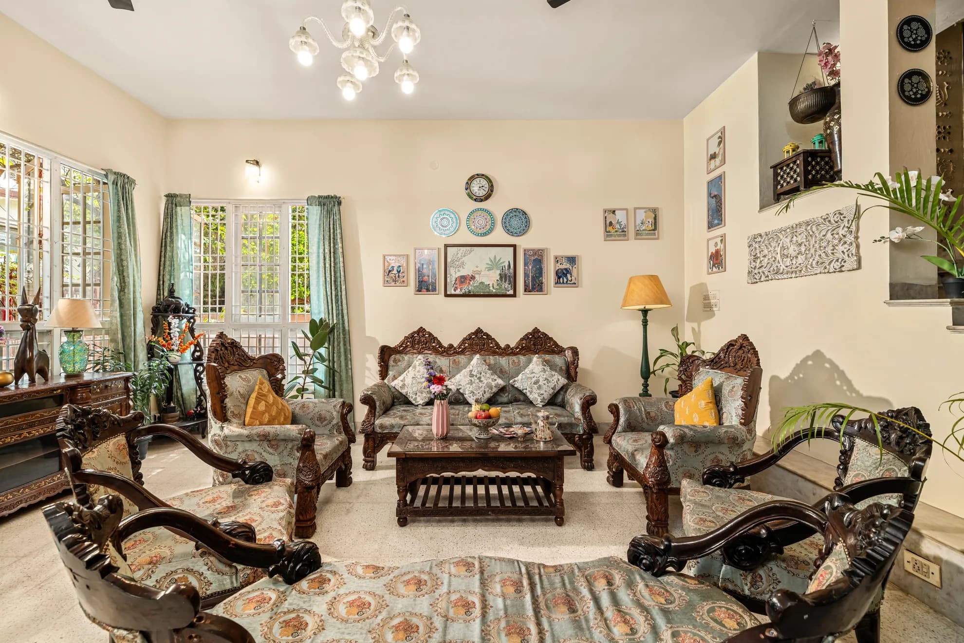Living Area 2 at Heritage Haven, Bengaluru