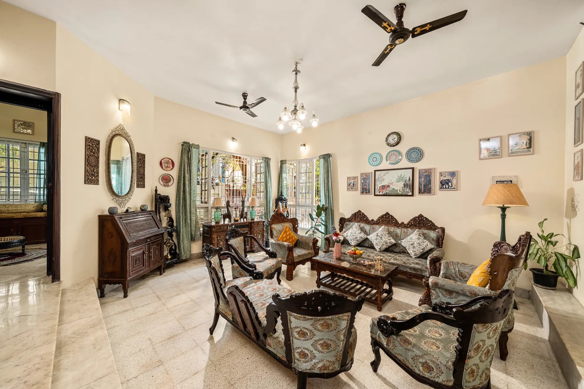 Living Area 4 at Heritage Haven, Bengaluru