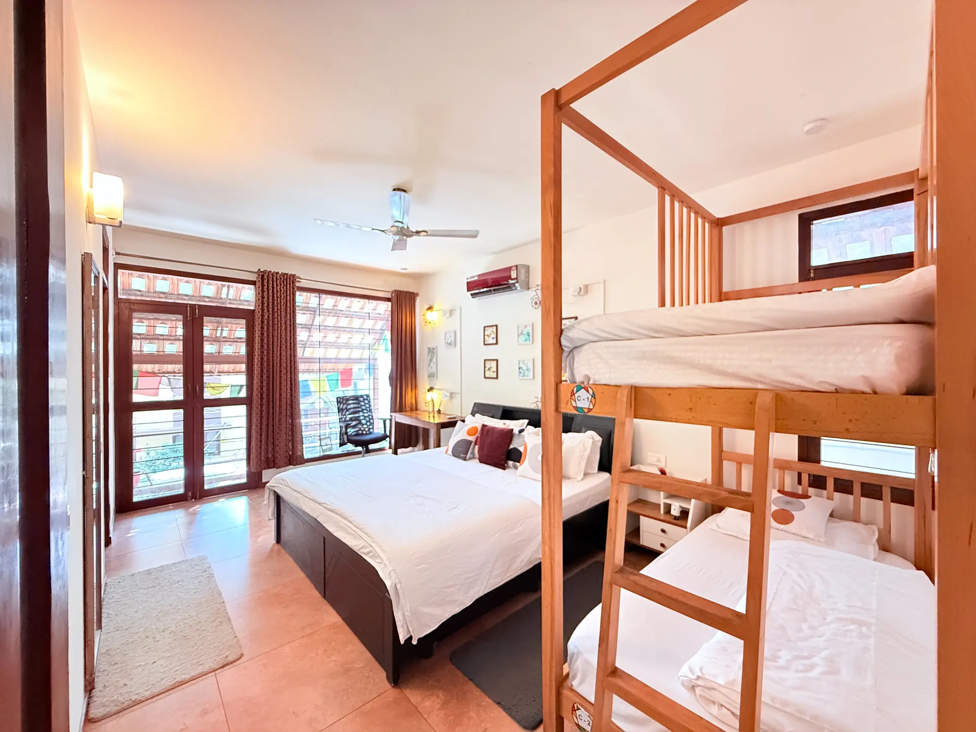 First Bedroom 1 at Jugglers Rest, Bengaluru