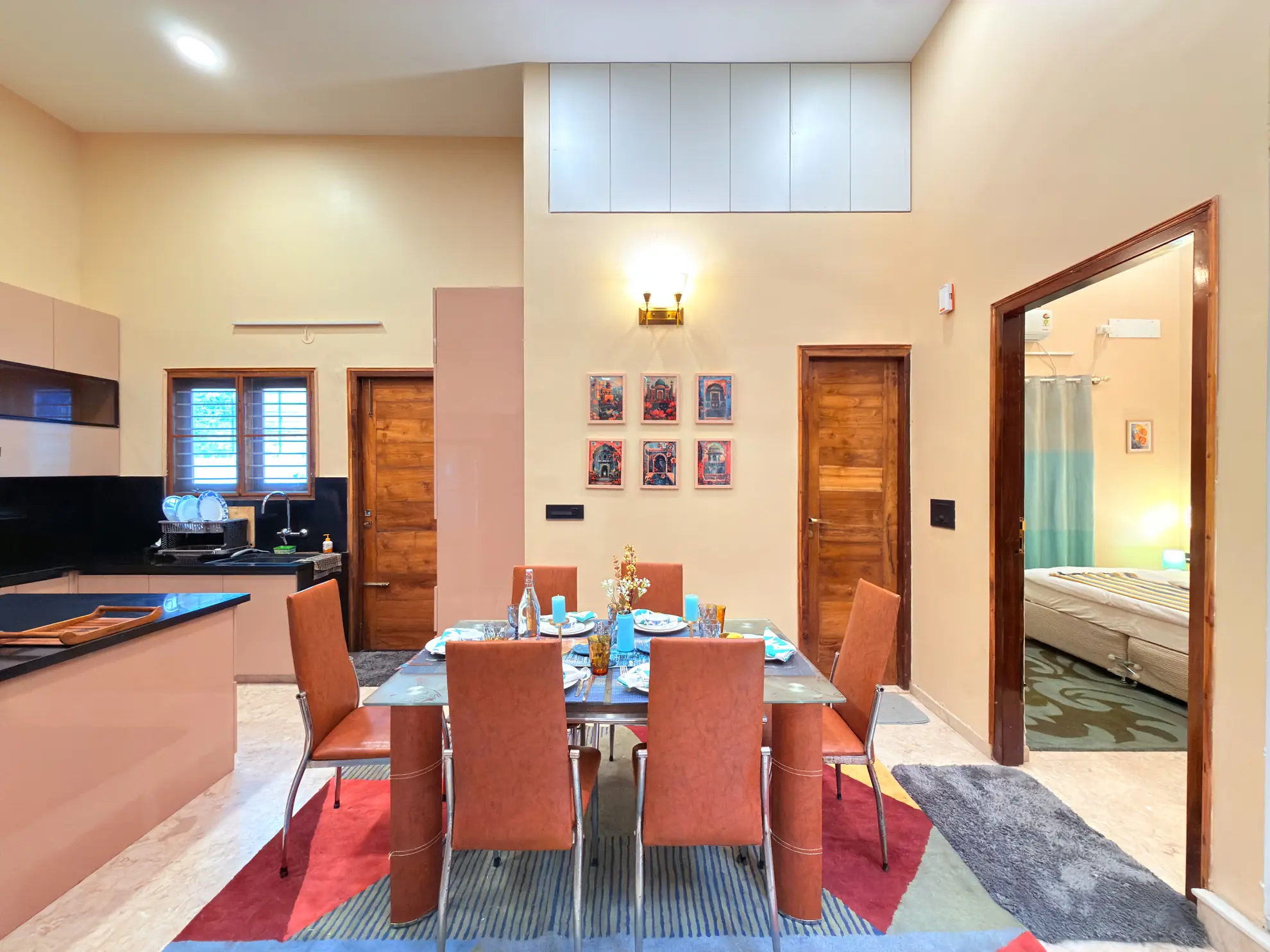Dining Area 1 at Aurora Heights, Bengaluru