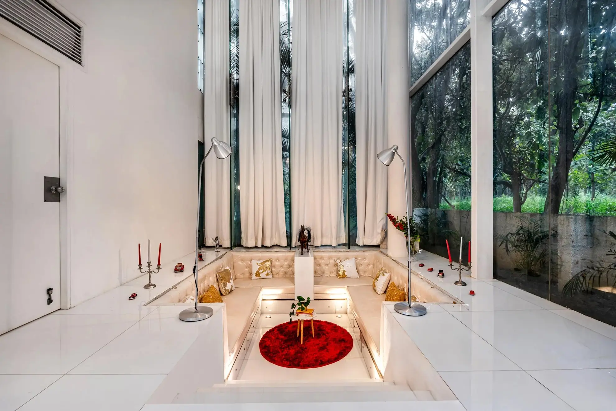 Living Area 2 at Crystal Hall, Bengaluru