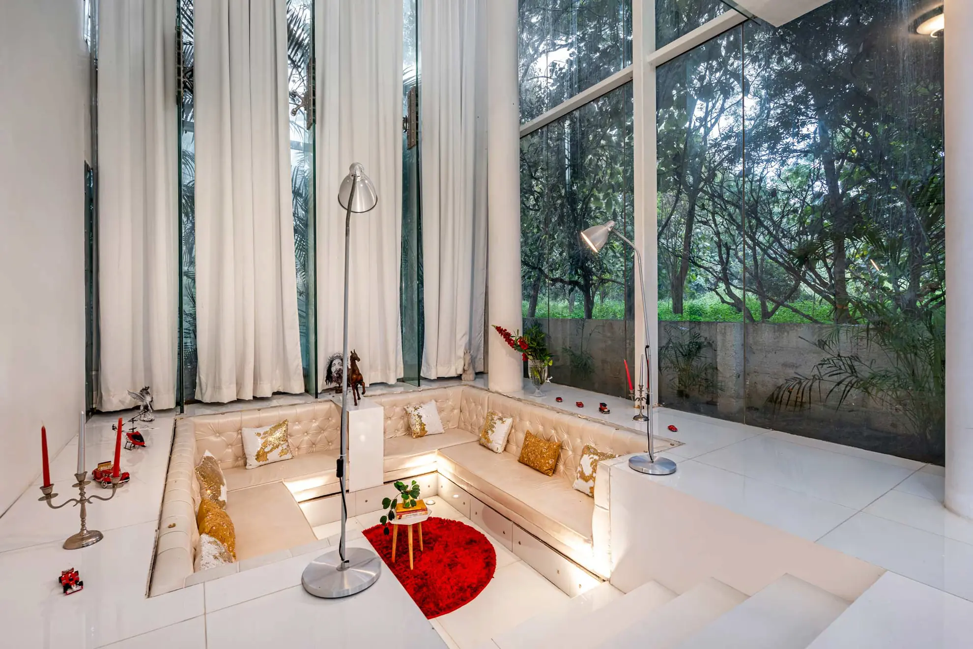 Living Area 1 at Crystal Hall, Bengaluru