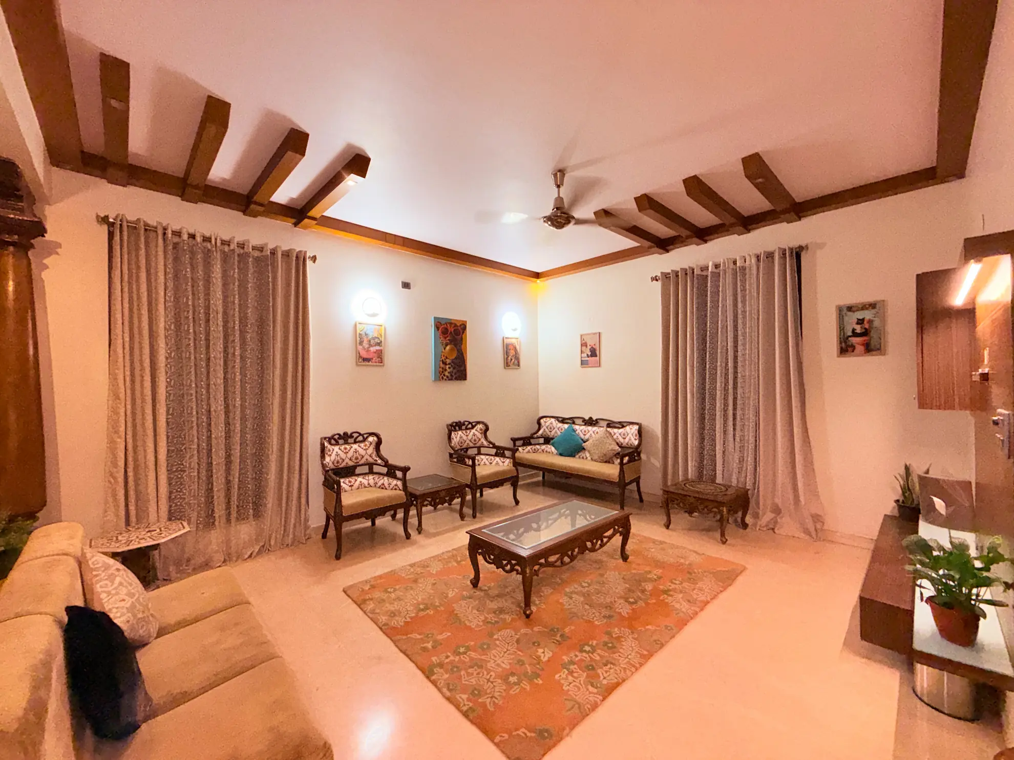 Living Area 2 at Terra Nest, Bengaluru